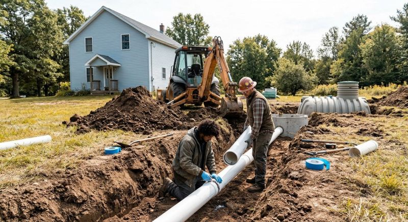 Sewage System Installation in Austin, TX