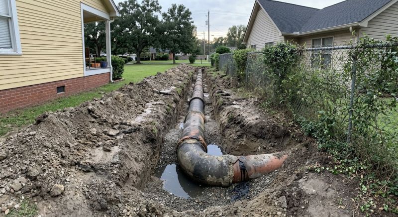 Sewer Main Installation in Austin, TX